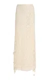 Totême Lace Maxi Skirt In White