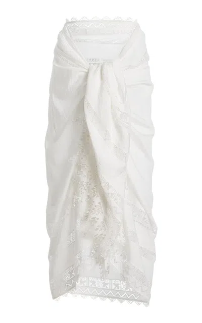 Totême Toteme Lace Sarong In White