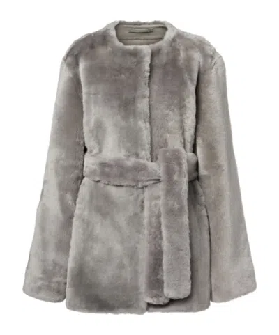 TOTÊME LACE-UP PLUSH JACKET
