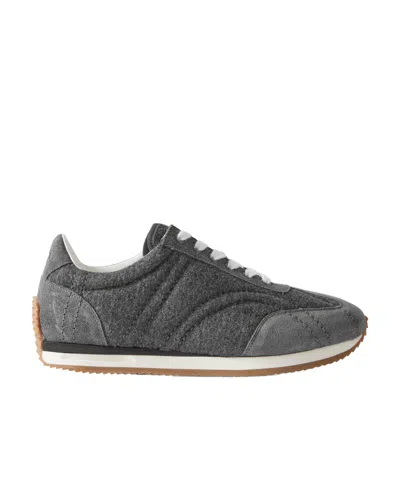 Totême Lace-up Sneakers In Gray