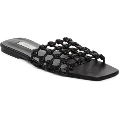 TOTÊME TOTEME LATTICE SLIDE SANDAL