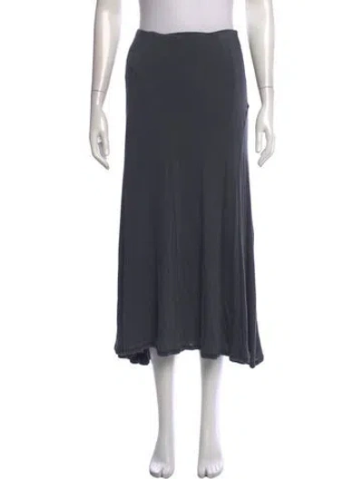 Pre-owned Totême Lauret Midi Length Skirt In Grey