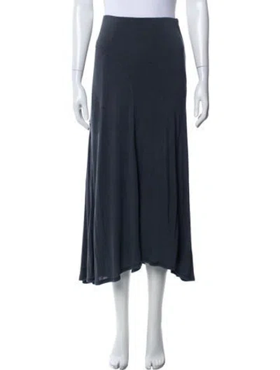 Pre-owned Totême Lauret Midi Length Skirt In Grey