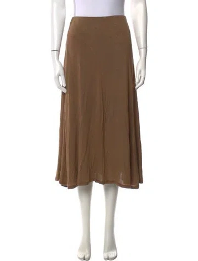 Pre-owned Totême Lauret Midi Skirt Midi Length Skirt In Neutrals