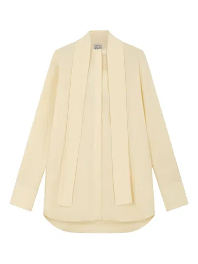 TOTÊME LAVALLIERE-DETAIL SHIRT