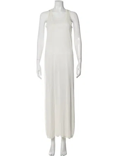 Pre-owned Totême Layered Knit Tank Dress Long Dress In Neutral