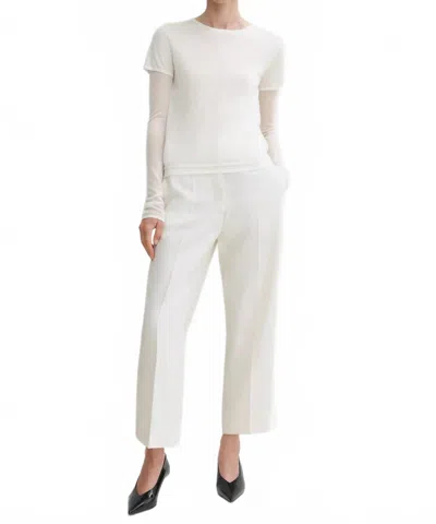 Totême Layered Knit Tee In White