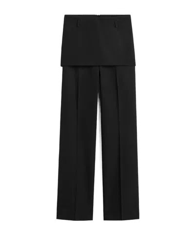 TOTÊME LAYERED SKIRT TROUSERS