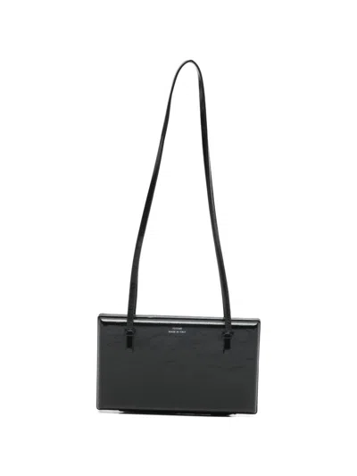 Totême Leahter Mini Bag In Black