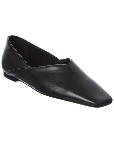 Totême Toteme Leather Ballerina Flat In Animal Print