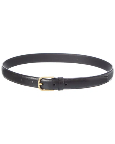 Totême Toteme Leather Belt In Burgundy