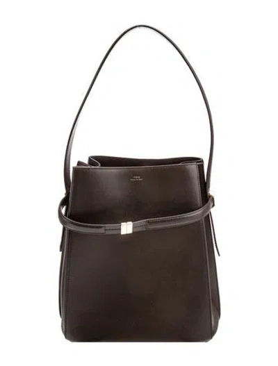 Pre-owned Totême Leather Belted In Brown