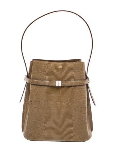 Pre-owned Totême Leather Belted In Brown