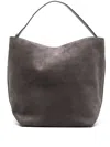 Totême Leather Belted Tote