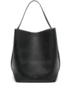 Totême Toteme Pre Leather Belted Tote Bag In Black