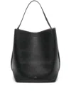 Totême Toteme Pre Leather Belted Tote Bag In Black