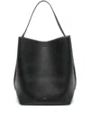 Totême Toteme Pre Leather Belted Tote Bag In Black