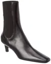 Totême Toteme Mid Heel Leather Boots In Black