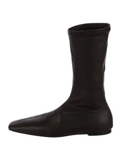 Pre-owned Totême Leather Boots In Brown