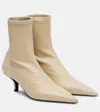 Totême Leather Boots In White