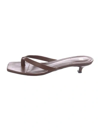 Pre-owned Totême Leather In Brown