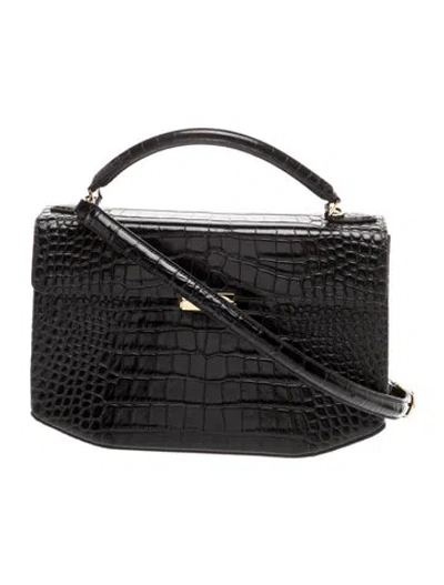 Pre-owned Totême Leather Clip In Black