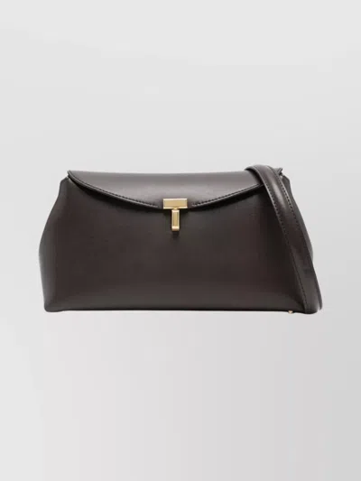 Totême Leather Clutch Bag Adjustable Strap
