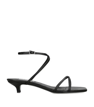 Totême Leather Crossover Heeled Sandals 35