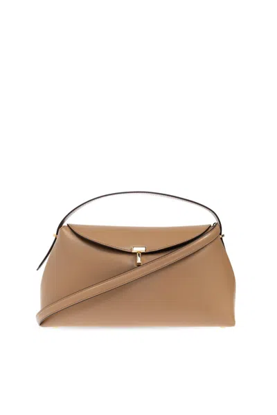 Totême Toteme Leather Handbag In Brown