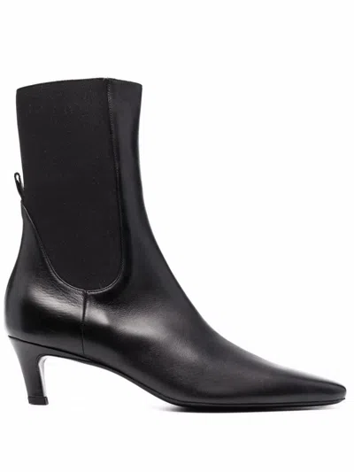 Totême Toteme Leather Heel Boots
