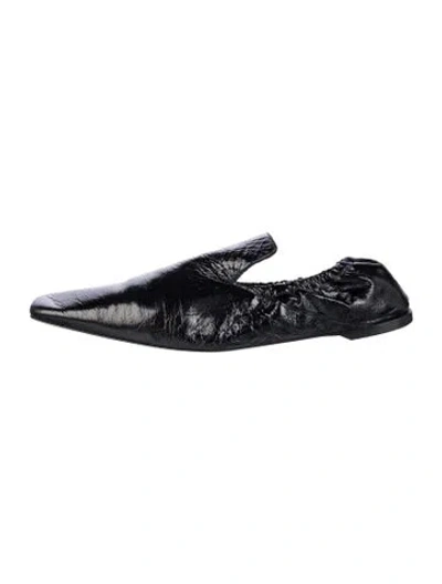 Pre-owned Totême Leather Loafers In Black