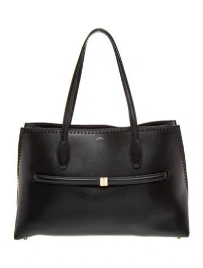Pre-owned Totême Leather Lounge Large W/ Tags In Black