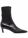 Totême Toteme Women The Mid Heel Boot Leather Boots