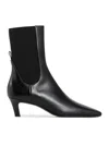 Totême Toteme Mid Heel Leather Boots In Black