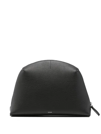 Totême Clutch Aus Leder In Black
