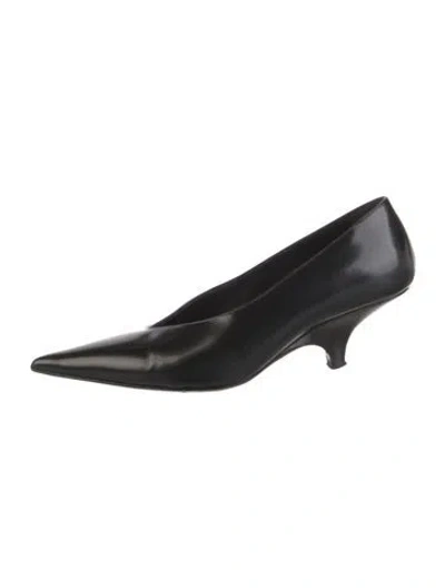 Pre-owned Totême Leather Pumps In Black