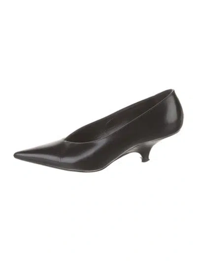 Pre-owned Totême Leather Pumps In Black