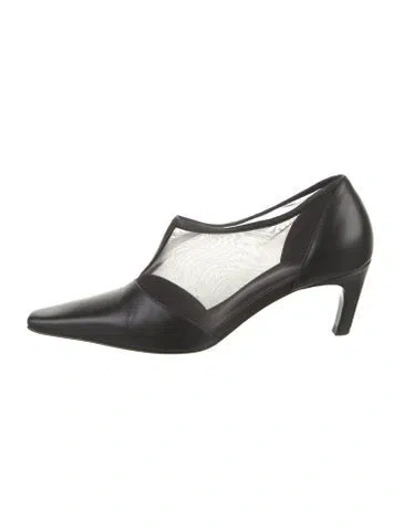 Pre-owned Totême Leather Pumps In Black