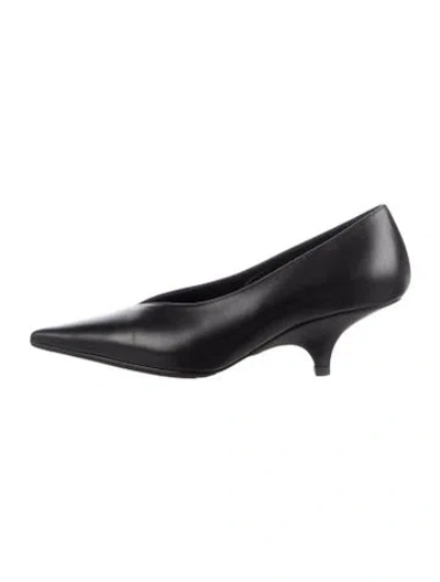 Pre-owned Totême Leather Pumps In Black