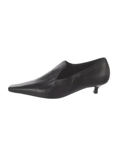 Pre-owned Totême Leather Pumps In Black