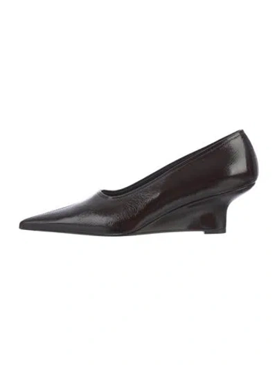 Pre-owned Totême Leather Pumps In Brown