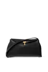 Totême Toteme Leather Shoulder Bag In Black