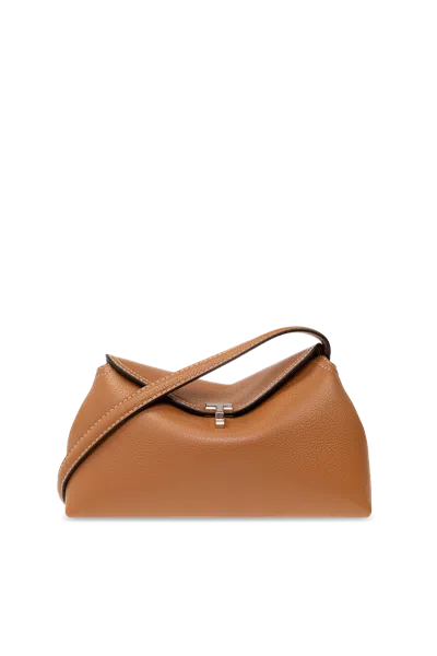 Totême Toteme Leather Shoulder Bag In Brown
