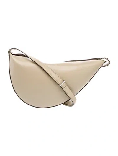 Pre-owned Totême Leather Shoulder Bag In Neutrals