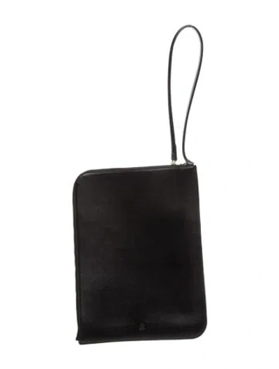 Pre-owned Totême Leather Slim In Black