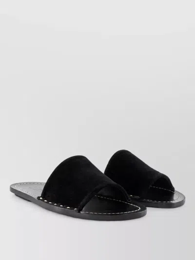Totême Leather Studded Mules
