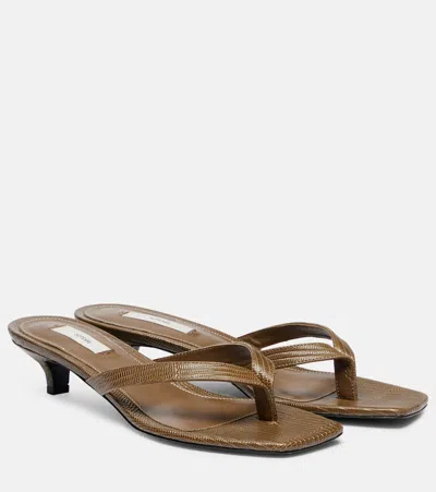 Totême Leather Thong Sandals
