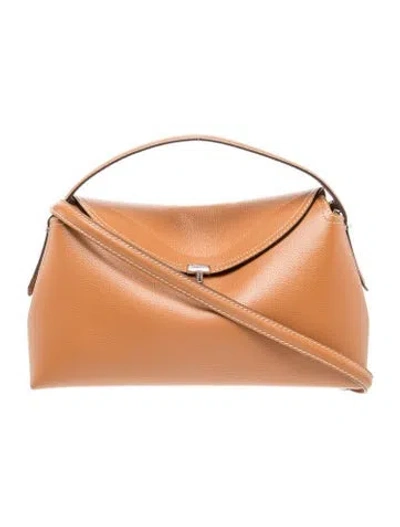 Pre-owned Totême Leather T-lock In Brown