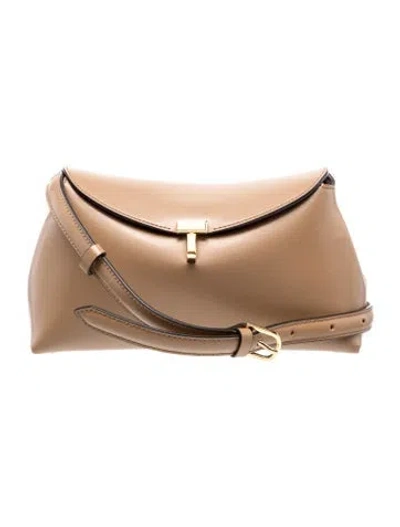 Pre-owned Totême Leather T-lock In Brown