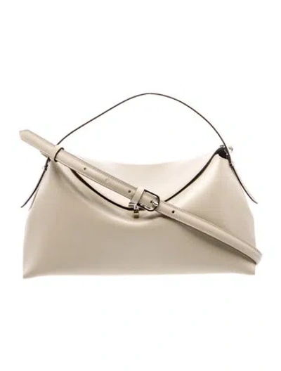 Pre-owned Totême Leather T-lock In Neutral